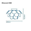 Marset discoco ceiling 68