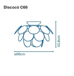 Marset discoco ceiling 68