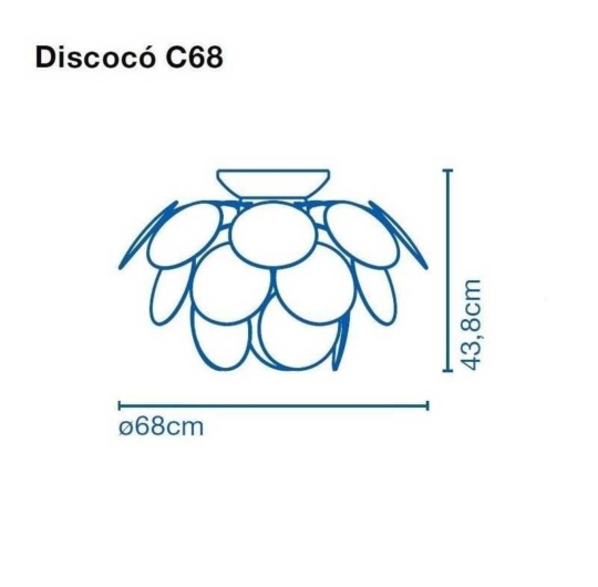 Marset discoco ceiling 68