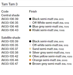 MARSET TAM TAM 3 COLORS