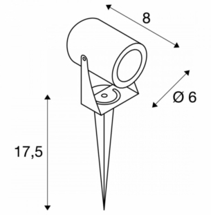 SLV välisvalgusti Spike