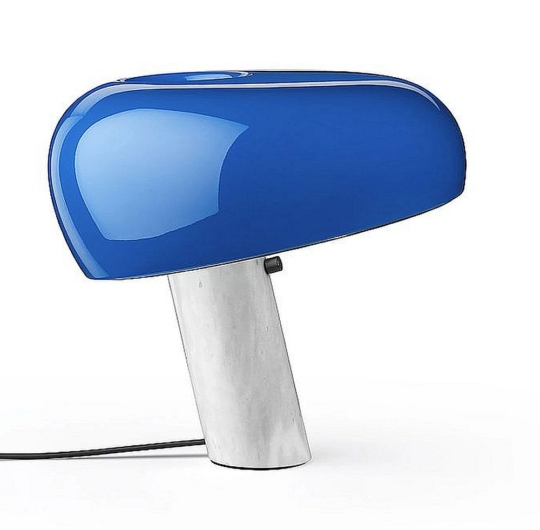 Flos Snoopy table lamp navy blue