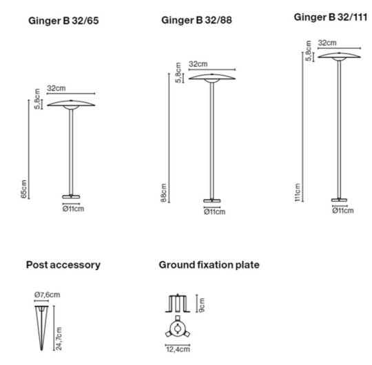 MARSET GINGER 32 outdoor pollar data sheet