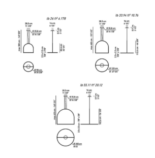 Axolight U-light rippvalgusti akustiline data sheet