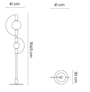 Delightfull YoYo essential home floor lamp põrandavalgusti data sheet