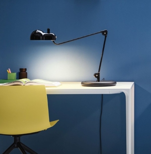 Stilnovo Topo black must lauavalgusti table lamp