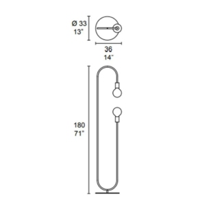 MM LAMPADARI PARAMOUNT põrandavalgusti data sheet