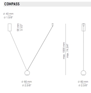 Estiluz Compass T-4074 data sheet