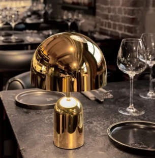 Tom Dixon BELL PORTABLE gold interior