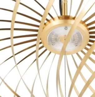 Tom Dixon Spring medium brass detail