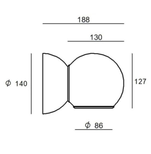 Stilnovo Gravitino 541 seinavalgusti data sheet