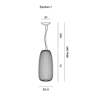 Foscarini Spokes 1 data sheet