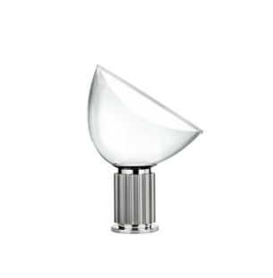 FLOS TACCIA silver table lamp