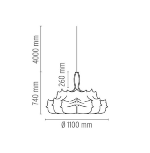 Flos Zeppelin 1 suspension data sheet