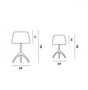 Foscarini Lumiere Nuances data sheet