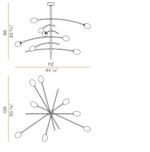 Panzeri Roris ceiling data sheet