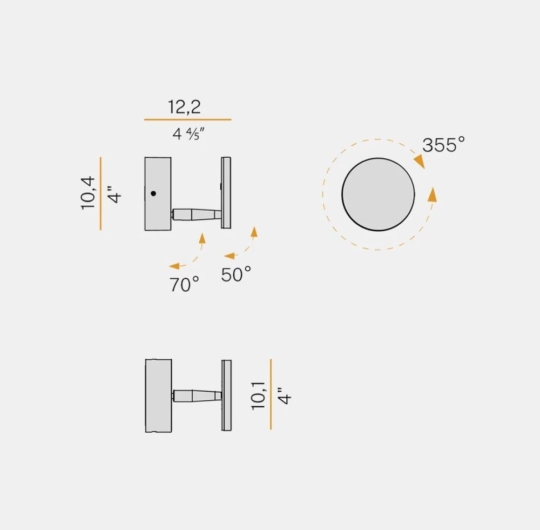 Panzeri Bella wall data sheet