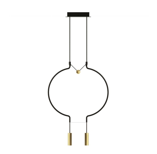 AXOLIGHT Liaison 2x suspension black-gold