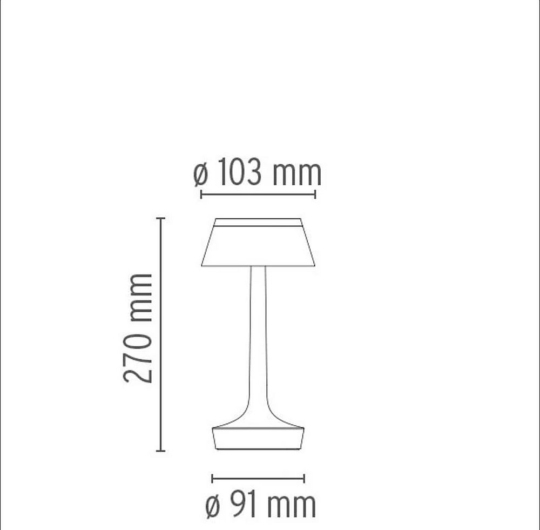 Flos Bon Jour Unplugged data sheet