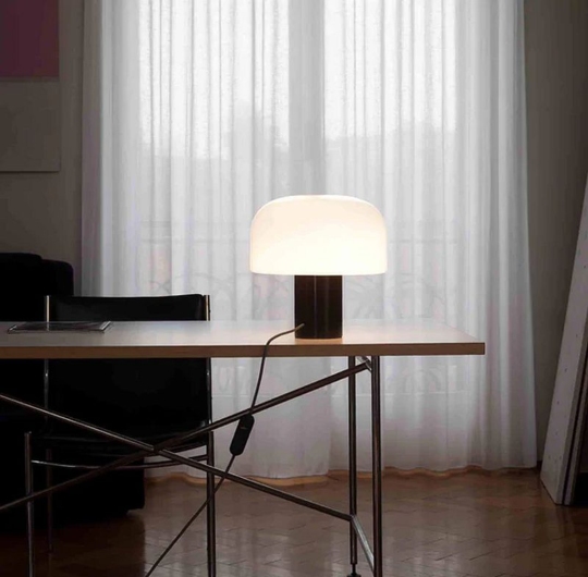 Flos Bellhop Glass T table lamp interior