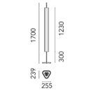 Flos Emi floor lamp data sheet