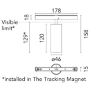 FLOS The Tracking Magnet Spot 120 data sheet