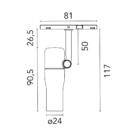 FLOS Zero Track Atom 90 data sheet