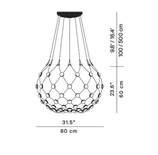 Luceplan Mesh 80 data sheet