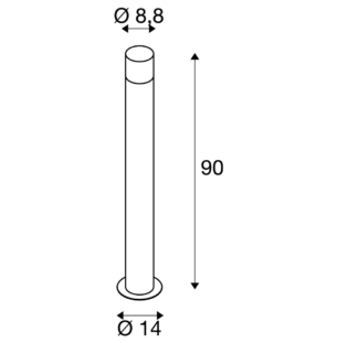 SLV GRAFIT Round IP44 90 data sheet