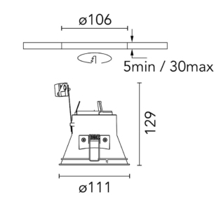 FLOS EASY KAP EVO 105 data sheet