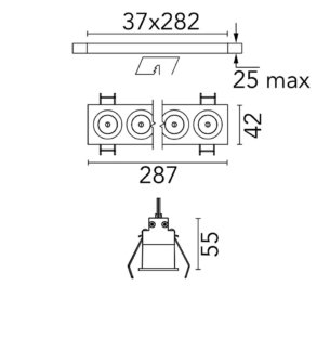 Flos Light Shadow Trim 8 data sheet