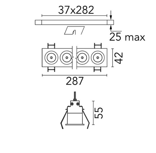 Flos Light Shadow Trim 8 data sheet