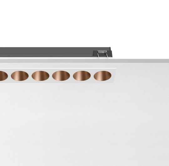 Flos Light Shadow Trim 8 white copper