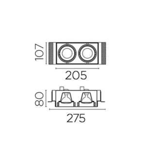 Leds C4 Multidir must tooteleht outlet