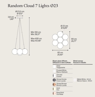 LODES RANDOM CLOUD 7 rippvalgusti 23 tooteleht