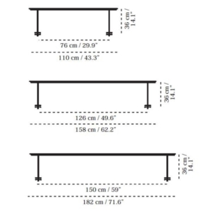 Lauavalgusti Lineal, 2700K LED