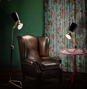 Delightfull amy winehouse vintage floorlamp