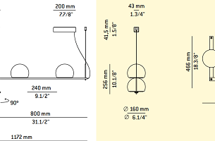 Rippvalgusti Circ, 3x6,1W/3x665lm 3000K led