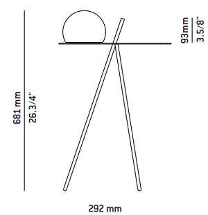 Niiskuskindel laud/valgusti Circ, 8W/720lm led, IP65