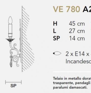 Seinavalgusti Impero 780/A2