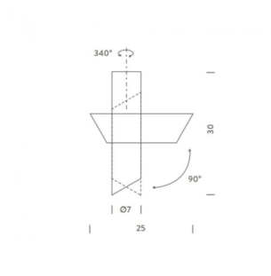 Laevalgusti Tubes Large, 2x13W/1200lm LED, 2700K