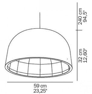 Rippvalgusti Empty,  17,5W/1300lm Led