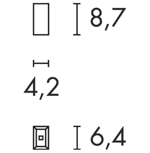 Niiskuskindel seinavalgusti Quad, IP44