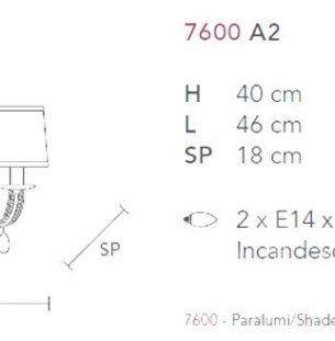 Seinavalgusti Noblesse 7600