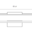 Seinavalgusti Glenos, 12,6W/1000lm Led