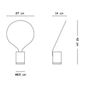 Lauavalgusti Balloon, 11W GU10