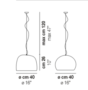 Rippvalgusti Surface, 23W E27